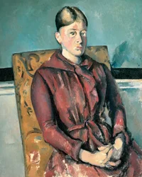 Madame Cézanne dans un fauteuil jaune